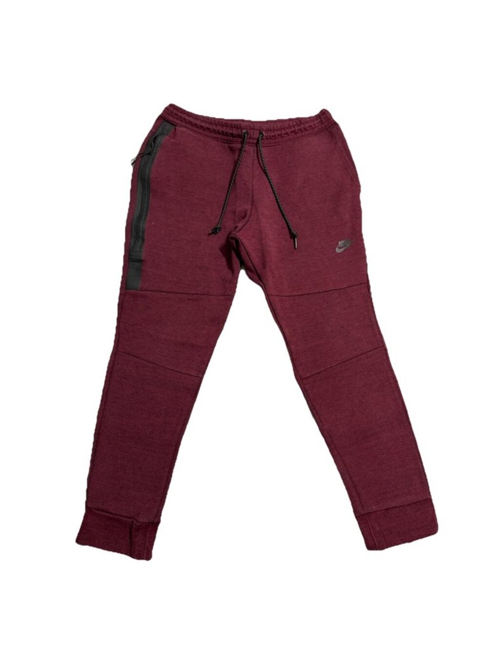 Nike Tech Fleece Sweatpants Mens Large Red Maroon Cuffed Jogger